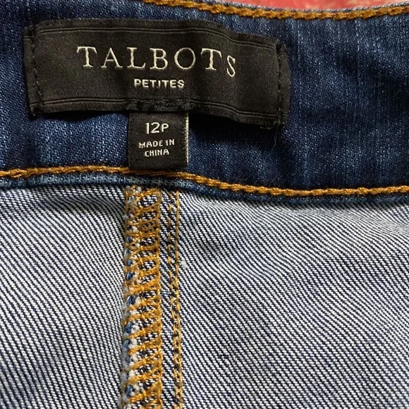 Talbots Anchor Button Skirt - Picture 3 of 7